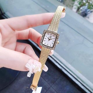 ĐỒNG HỒ NỮ CH.ÍNH HÃN.G FUNMEI F2144 MẶT VUÔNG MINI DÂY LƯỚI THÉP ĐI KÈM TEM KÍCH HOẠT ĐIỆN TỬ BẢO HÀNH