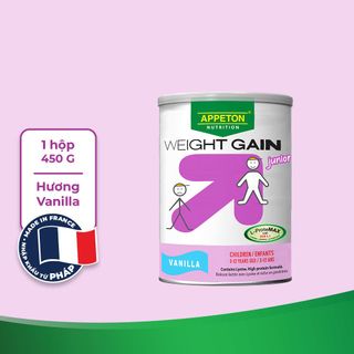 Sữa Tăng Cân Appeton Weight Gain Junior cho Trẻ Em hương Vanila 450g giá sỉ