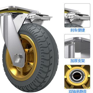 Xe đẩy hàng sàn bằng sắt 4 Bánh xe nylon 300kg xe kéo hàng xếp gọn bánh cao su platform hand truck