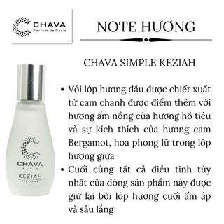 NƯỚC HOA MINI SIMPLE KEZIAH 12ML PHONG CÁCH LĂN - CHAVA