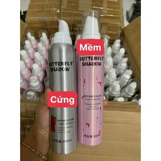 🍀 Mousse vuốt tóc Butterfly Shadow cứng và mềm 300ml