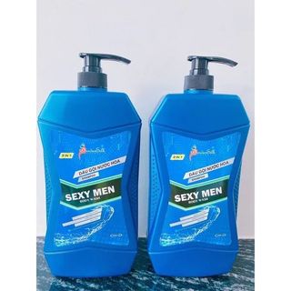 ❤ Dầu gội nước hoa Nam SEXY MEN 3in1 dung tích 1200ml thơm ngát, quyến rũ