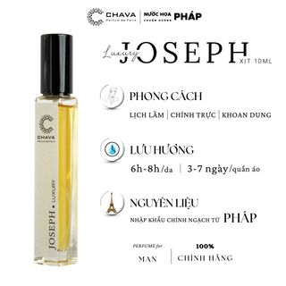 NƯỚC HOA MINI LUXURY JOSEPH 10ML PHONG CÁCH XỊT – CHAVA