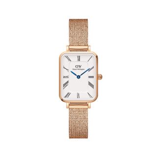ĐỒNG HỒ NỮ CAO CẤP D.W QUADRO ROMAN NUMERALS DÂY LƯỚI MẶT CHỮ NHẬT 2