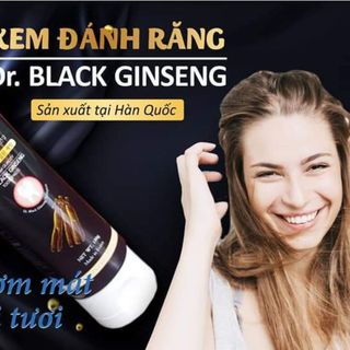 Kem đánh răng HẮC SÂM 180g Hiệu thuốc DR BLACK GINSENG hộp 180gam giá sỉ