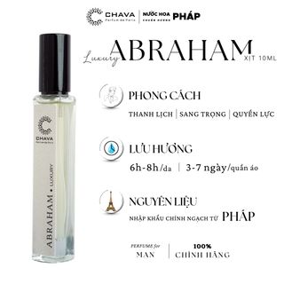 NƯỚC HOA MINI LUXURY ABRAHAM 10ML PHONG CÁCH XỊT - CHAVA