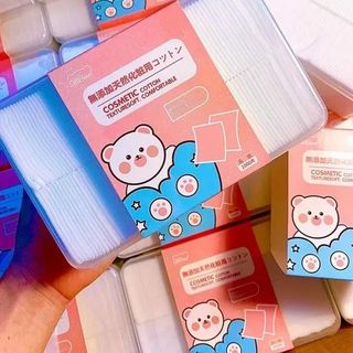 🔥 Hộp 1000 Miếng Bông Tẩy trang OliBear Nhật bản