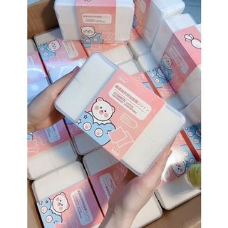 🔥 Hộp 1000 Miếng Bông Tẩy trang OliBear Nhật bản