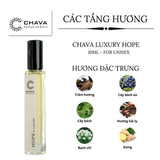 NƯỚC HOA MINI LUXURY HOPE 10ML PHONG CÁCH XỊT - CHAVA