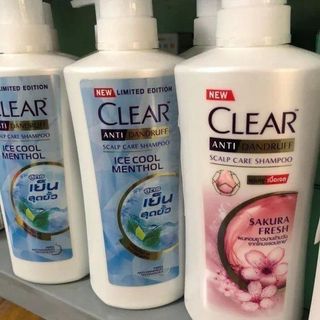 🍀 Dầu gội Clear Thái Lan giúp da đầu của bạn luôn sạch gàu, thơm mát sảng khoái 480g