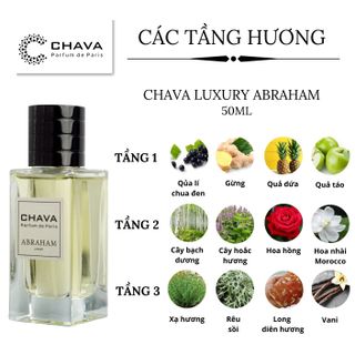 NƯỚC HOA LUXURY ABRAHAM 50ML PHONG CÁCH XỊT - CHAVA