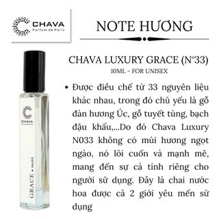 NƯỚC HOA MINI LUXURY N033 10ML - CHAVA
