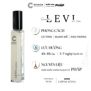 SET 2 SẢN PHẨM NƯỚC HOA CHAVA SIMPLE 10ML + SON SÁP LÌ ROSY SWEETLOVE