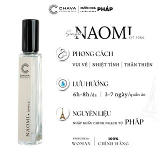 SET 2 SẢN PHẨM NƯỚC HOA CHAVA SIMPLE 10ML + SON SÁP LÌ ROSY SWEETLOVE