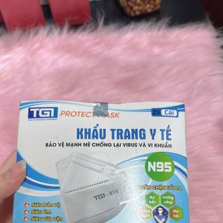 ⭐ Hộp 20 cái Khẩu Trang Y Tế N95, chống bụi kháng khuẩn