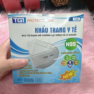 ⭐ Hộp 20 cái Khẩu Trang Y Tế N95, chống bụi kháng khuẩn giá sỉ