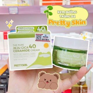 KEM DƯỠNG PRETTYSKIN THE PURE JEJU CICA 40 CERAMIDE CREAM 52ML