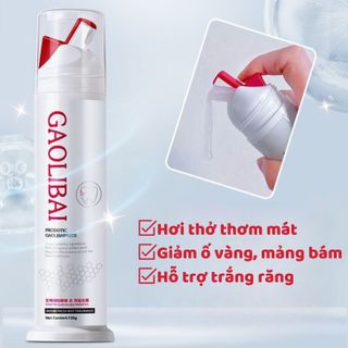 Kem Đánh Răng GAOLIBAI Chai 120g - Trắng Răng, Đánh Bật Cao Răng, Sạch Mảng Bám