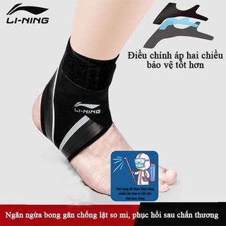 Băng quấn cổ chân LINING LQAL157 chính hãng, bảo vệ cổ chân, chống lật cổ chân, lật sơ mi