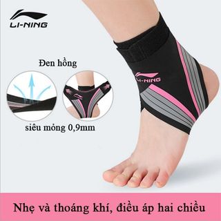 Băng quấn cổ chân LINING LQAL157 chính hãng, bảo vệ cổ chân, chống lật cổ chân, lật sơ mi