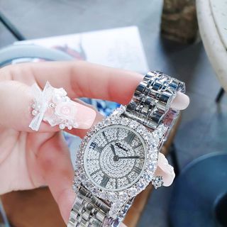 ĐỒNG HỒ NỮ CAO CẤP CHOPA FULL ĐÁ PHA LÊ MẶT NỮ TÍNH