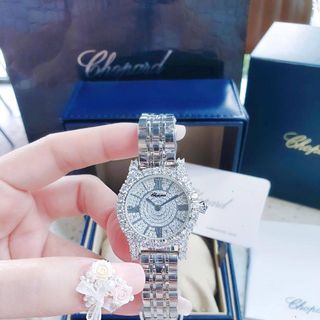 ĐỒNG HỒ NỮ CAO CẤP CHOPA FULL ĐÁ PHA LÊ MẶT NỮ TÍNH