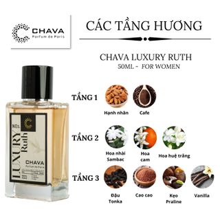NƯỚC HOA LUXURY RUTH 50ML PHONG CÁCH XỊT - CHAVA