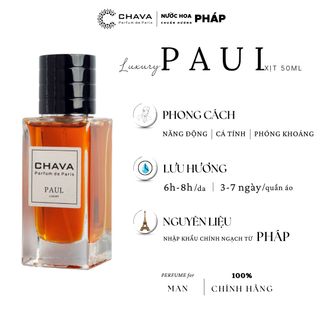NƯỚC HOA LUXURY PAUL 50ML PHONG CÁCH XỊT - CHAVA