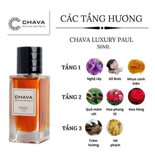 NƯỚC HOA LUXURY PAUL 50ML PHONG CÁCH XỊT - CHAVA