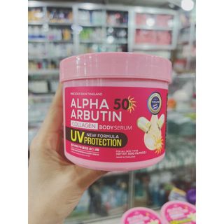 Dưỡng trắng da toàn thân ALPHA ARBUTIN COLLAGEN BODY SERUM 500g Thái Lan