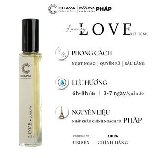 NƯỚC HOA MINI LUXURY LOVE 10ML PHONG CÁCH XỊT - CHAVA