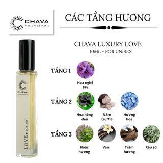 NƯỚC HOA MINI LUXURY LOVE 10ML PHONG CÁCH XỊT - CHAVA