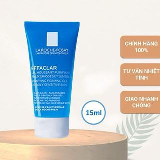 Gel Rửa Mặt Tạo Bọt Làm Sạch Cho Da Dầu Và Nhạy Cảm La Roche-Posay Effaclar Purifying Foaming Gel 15ml Minisize giá sỉ