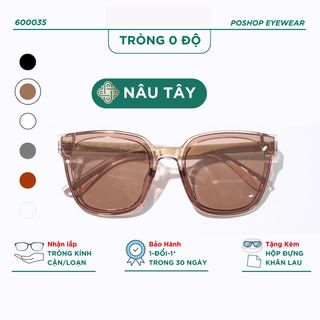 kính mát vuông nam nữ loại xịn của Lily