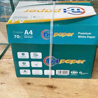 Giấy TH Paper A4 70 ( 500 tờ ) HÀNG VIỆT NAM - CHẤT LƯỢNG CAO ( thùng = 5 ream)