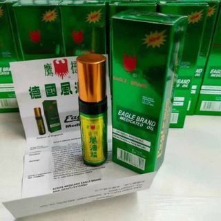 Dầu gió dầu lăn xanh con Ó Singapore 10ml