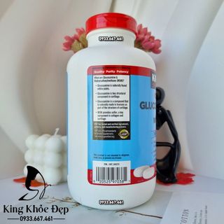Viên Uống Kirkland Glucosamine Hcl With Msm 375 Viên