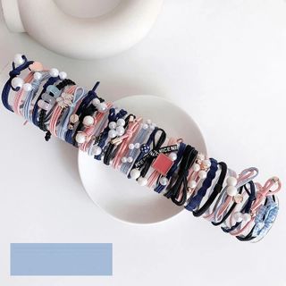 HỘP 25 SỢI CHUN BUỘC TÓC NỮ NHIỀU MẪU MIX