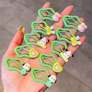 TÚI 10 KẸP MÂY ĐÍNH CHARM - SỈ CHỌN MÀU