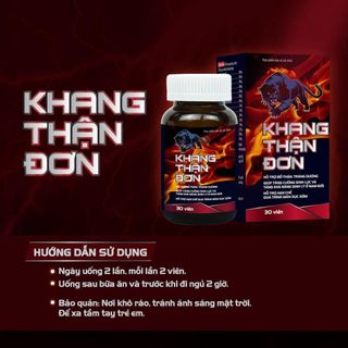 Viên uống bổ thận Khang Thận Đơn hỗ trợ bổ thận, tráng dương, giúp tăng cường sinh lực và khả năng sinh lý ở nam giới.