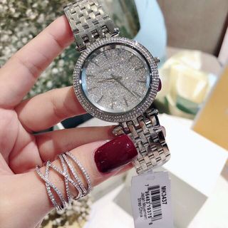 ĐỒNG HỒ NỮ CAO CẤP M KORS 3437 MẶT 38 ĐÍNH FULL ĐÁ 1