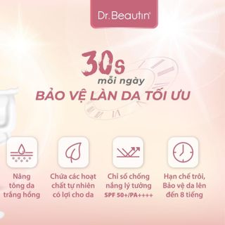 Kem chống nắng Dr. Beautin UV Protection - Giúp dưỡng ẩm da, chống nắng, bảo vệ da trước tác hại của các tia UVA, UVB và ánh nắng mặt trời.