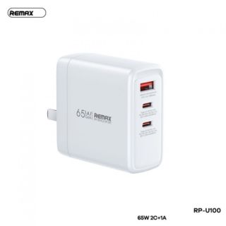 Củ sạc nhanh 3 cổng GaN 65W Remax * *