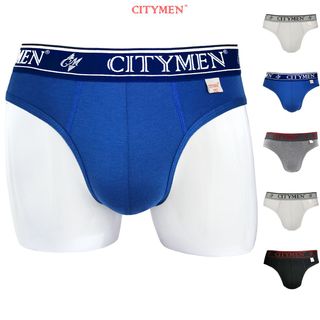 Hộp 5 Quần Lót Nam Vải Cotton 4 Chiều Lưng Dệt Chữ CITYMEN - Xưởng May - Bán Sỉ