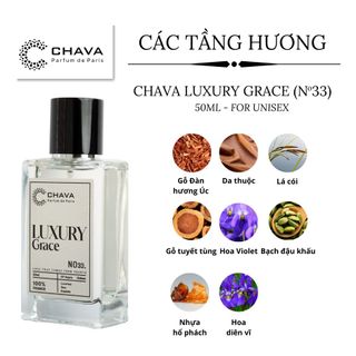 NƯỚC HOA LUXURY N033 50ML - CHAVA