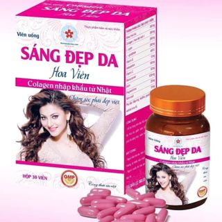 Viên uống Sáng Đẹp Da Hoa Viên - Bổ sung collagen, chống lão hóa da, giảm nám da, tàn nhang, giúp da sáng đẹp, mềm mịn giá sỉ