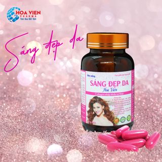 Viên uống Sáng Đẹp Da Hoa Viên - Bổ sung collagen, chống lão hóa da, giảm nám da, tàn nhang, giúp da sáng đẹp, mềm mịn