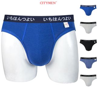 Hộp 5 Quần Lót Nam Vải Cotton 4 Chiều Lưng Dệt Chữ Nhật Bản 2.5cm - Xưởng May - Bán Sỉ