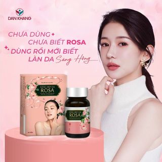 Viên uống sáng đẹp da Rosa – Bổ sung Collagen, làm chậm lão hóa da, giảm sạm, nhăn da (Hộp 30 viên)