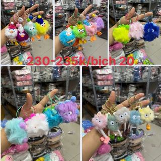 Móc khóa hình thú xù(bịch 20)